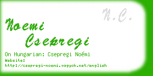 noemi csepregi business card